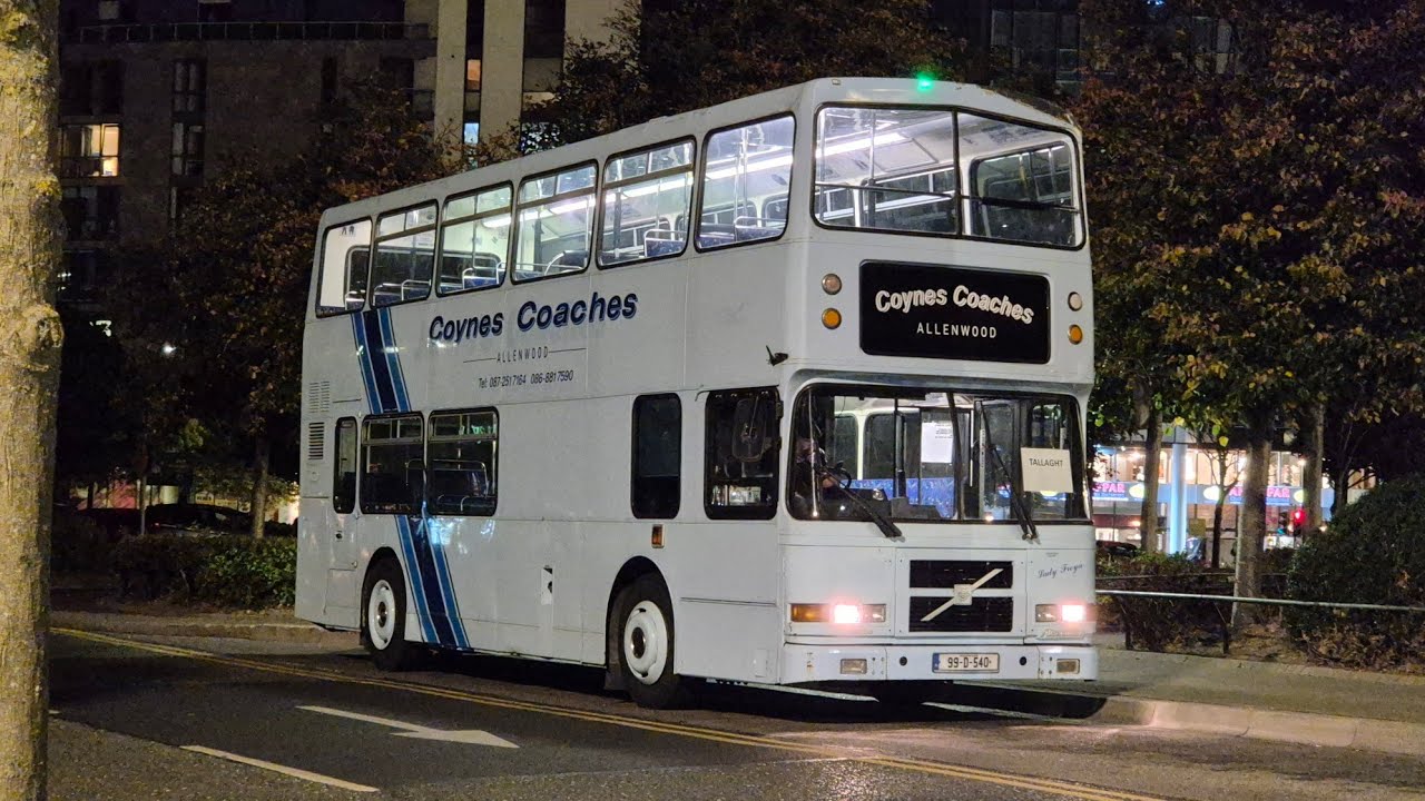 Coynes Coaches | Volvo D10A Olympian (99-D-540) | Former Dublin Bus RV540 | Luas Replacement