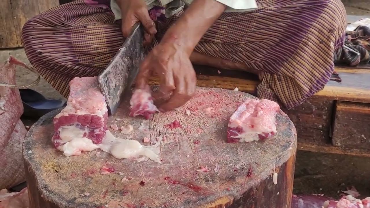 Black Culler Beef Solid🍖🥩👌🇧🇩Meat Cutting Videos Holidhani Bazar Jhenaidha