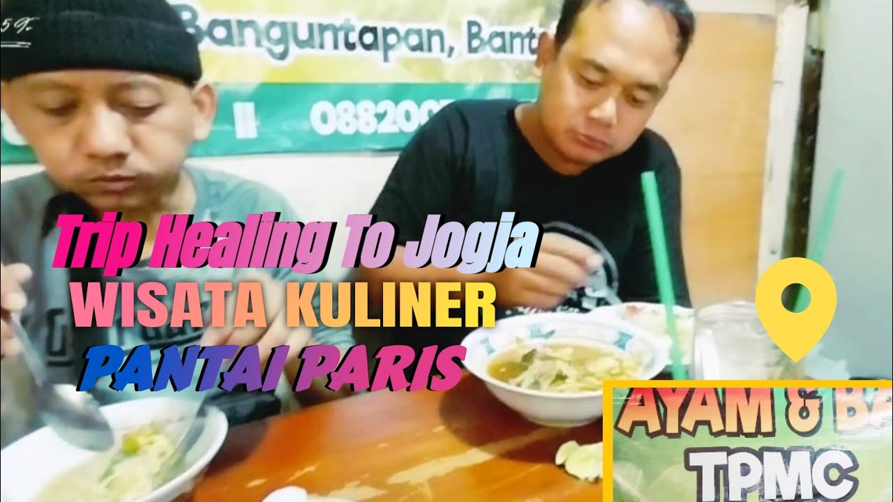 WISATA KULINER WARUNG MIE AYAM TPMC DI YOGYAKARTA || PANTAI PARANG TRITIS || SOP AYAM PAK MIN KLATEN