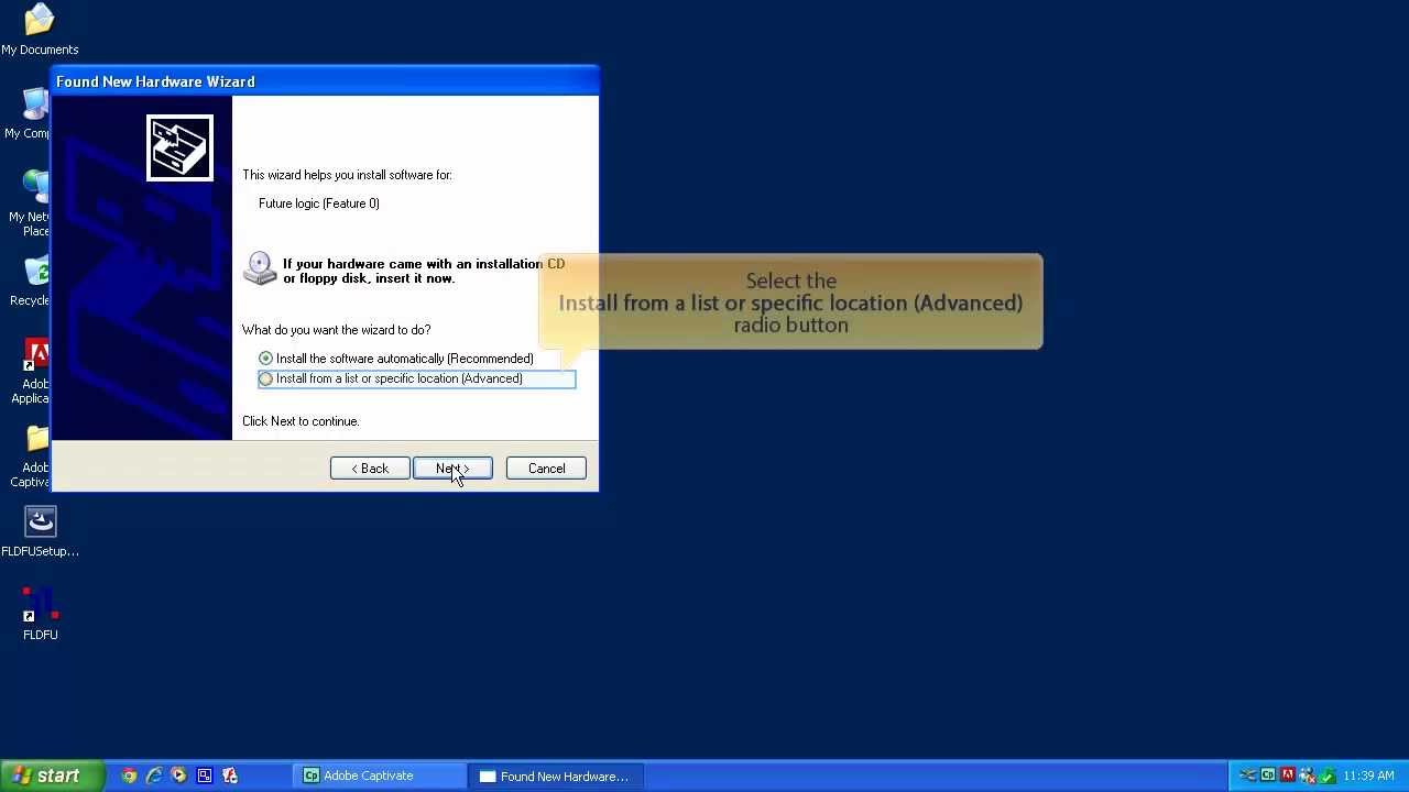 Part 5 - FutureLogic Firmware Download Tool - Printer Driver Installation (video 5 of 6)