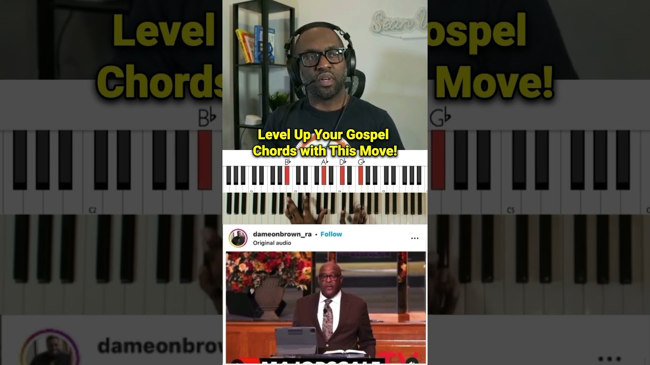 🎹 Mastering Gospel Organ Accompaniment 🎶 #gospelmusic #gospelchords #gospelmusic
