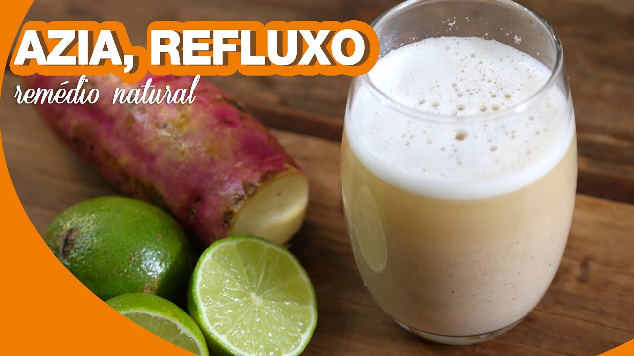 Suco para AZIA, REFLUXO e GASTRITE - rem&eacute;dio caseiro natural