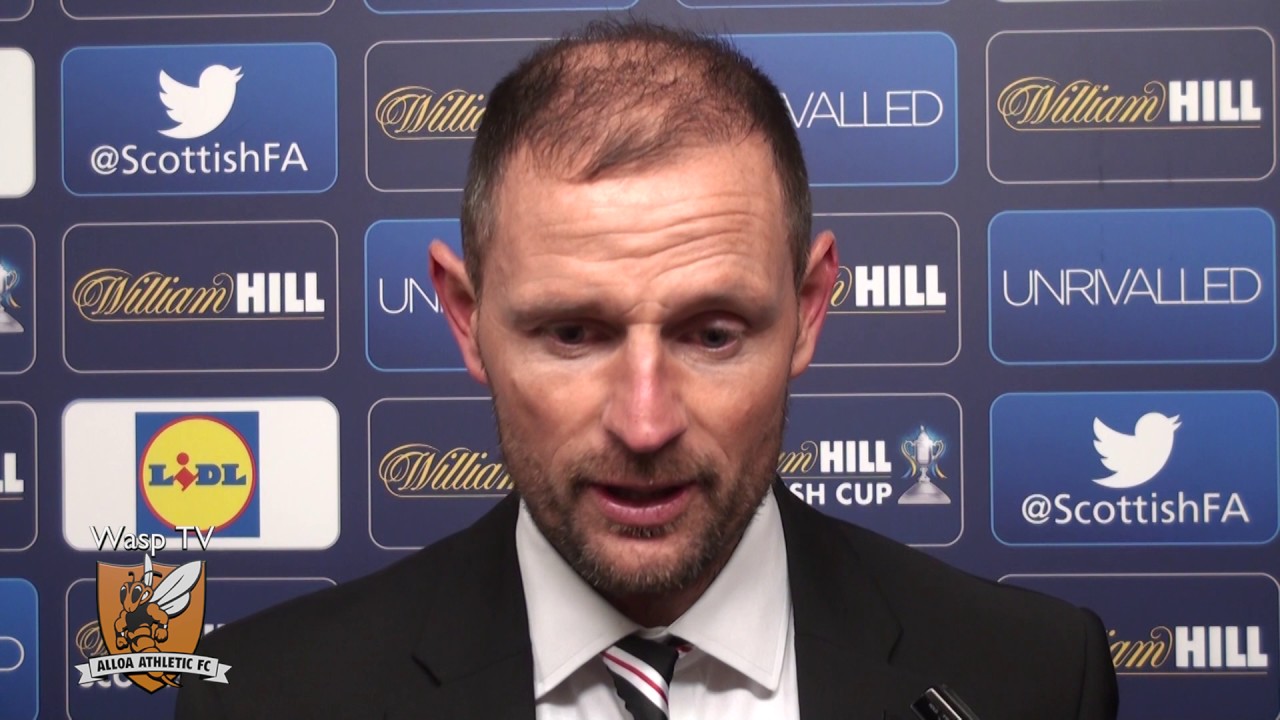 Allan Johnston Post-Match Alloa vs Dunfermline