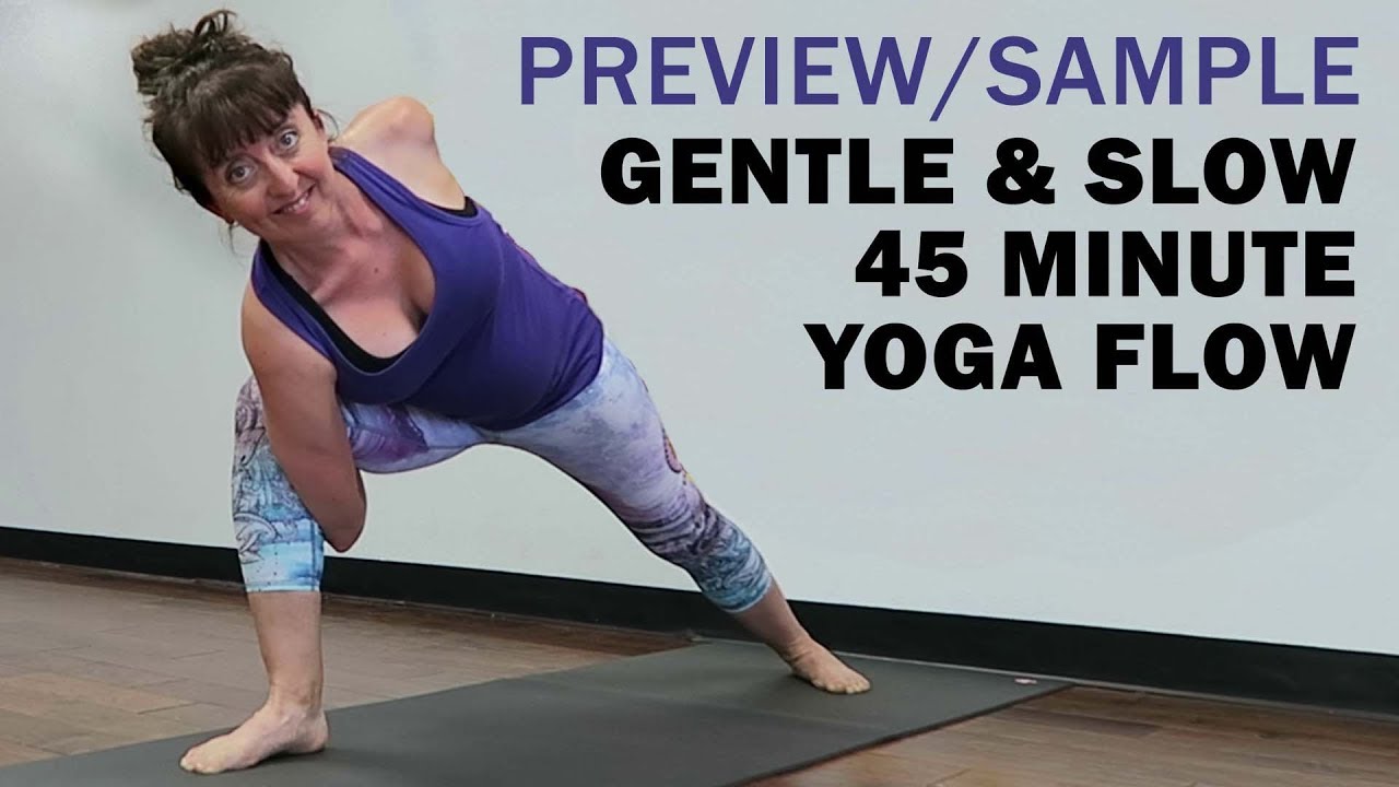 Preview: 45 minute slow yoga flow