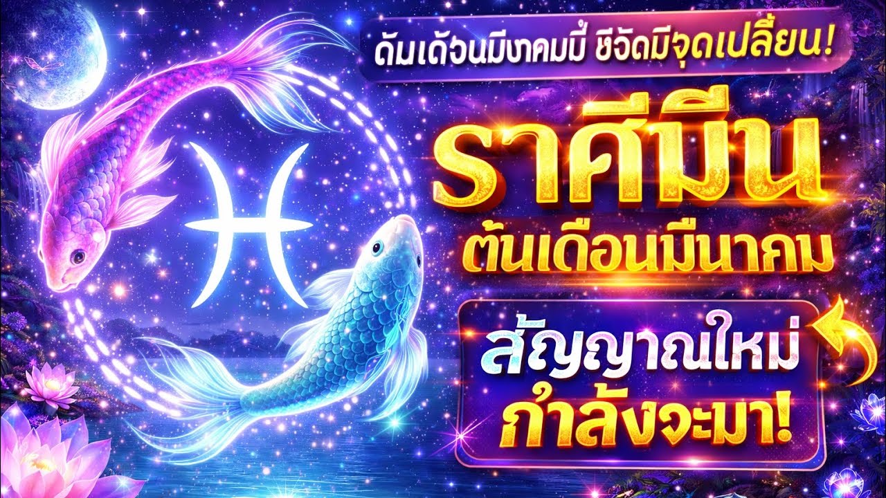 🔮 ดูดวงราศีมีน ต้นเดือนมีนาคม | โอกาส & คำเตือนพิเศษ สำหรับชาวมีน