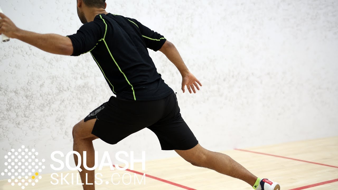 Squash tips: Attacking from the deep backhand with Adrian Grant
