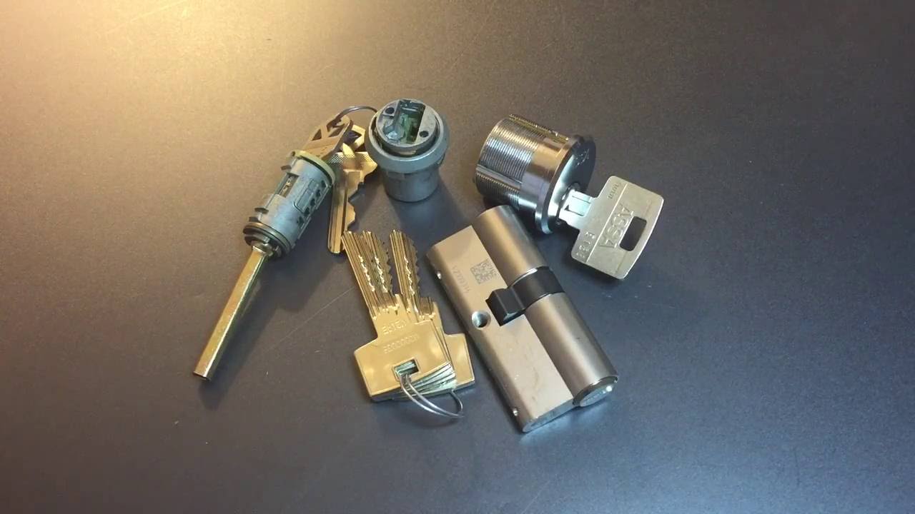 [251] Abus Pfaffenhain Vitess Euro Profile Cylinder Picked and Gutted (Series 2000)