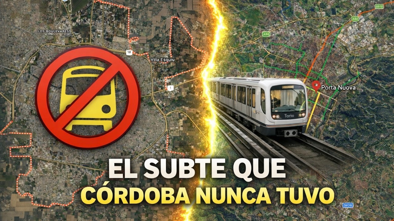 Por qué Turín sí tiene metro y Córdoba no
