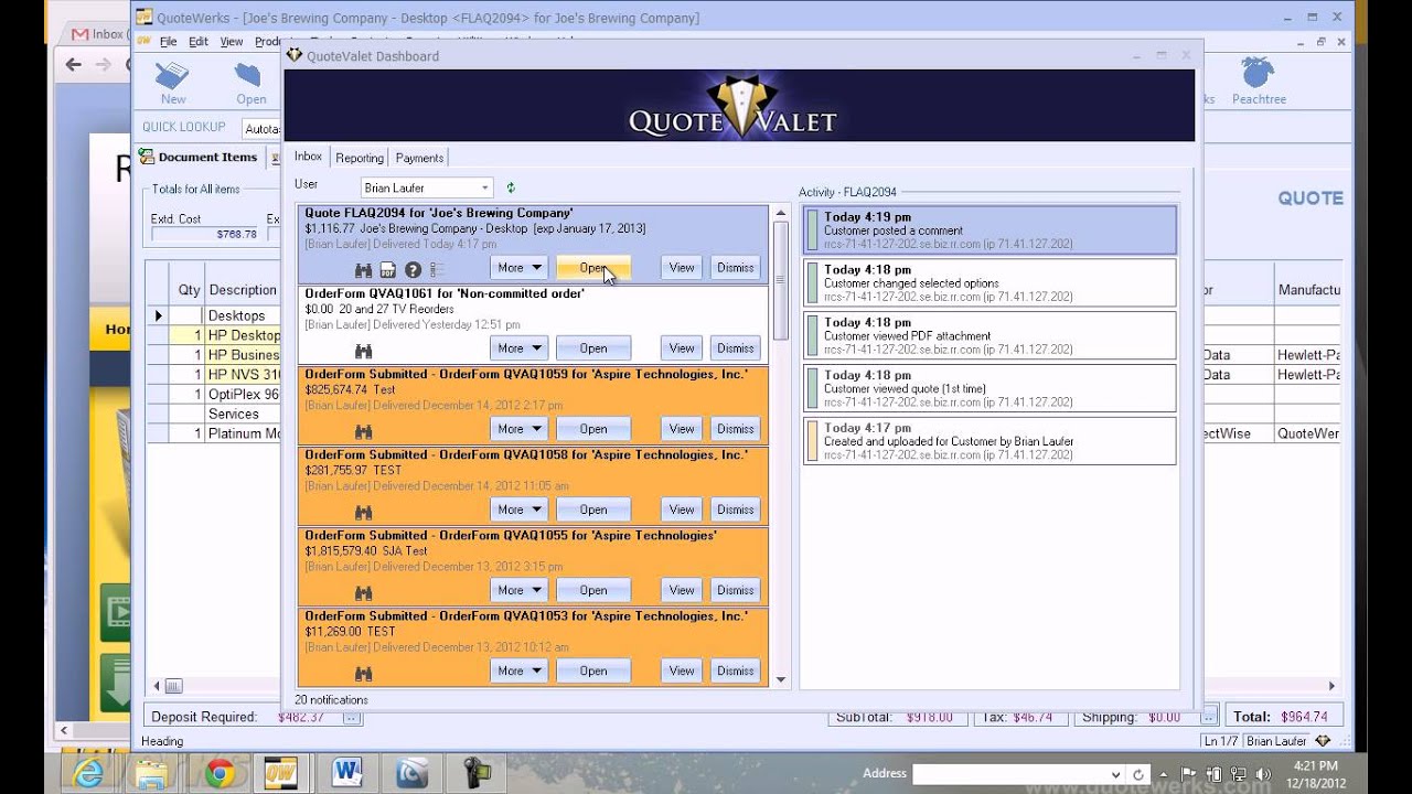 The QuoteWerks Solution for VARs and MSPs