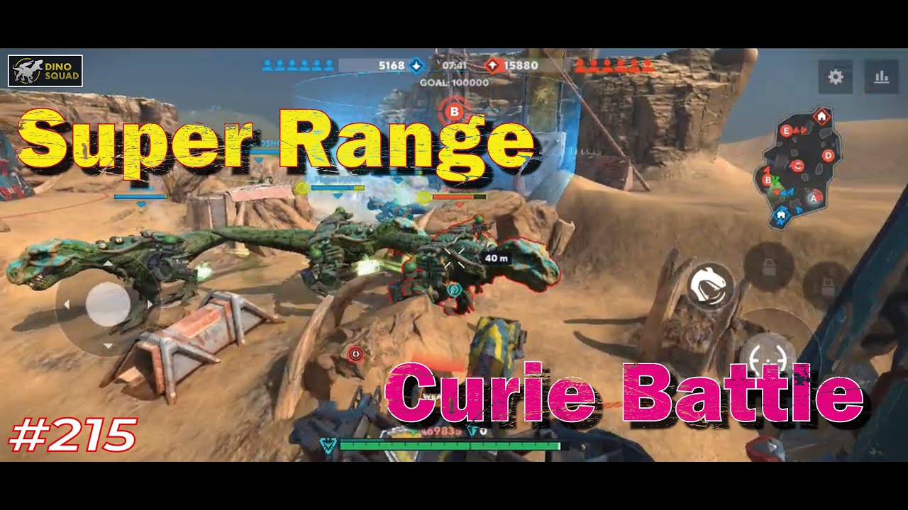 🦖🦖🦖 【Dino Squad】Curie battle in Gold League !  🦖🦖🦖 #215  #dinosquad