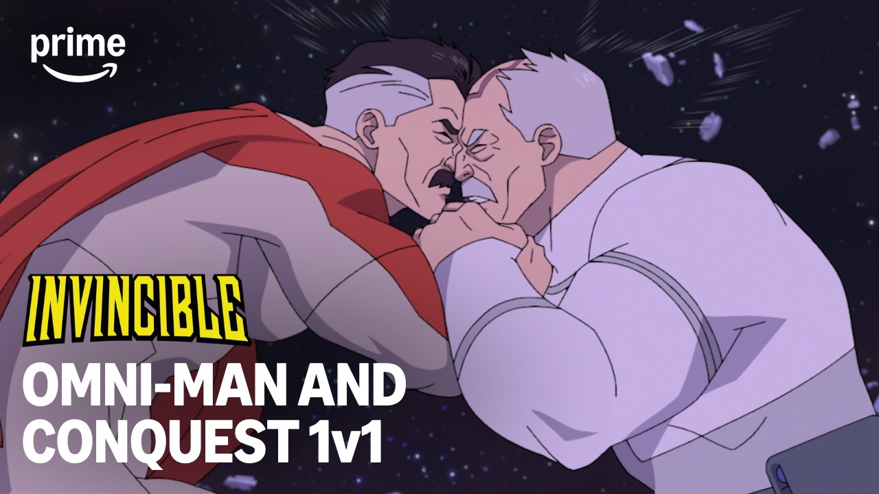 Omni-Man Vs Conquest | Invincible Season 4 | Prime Video