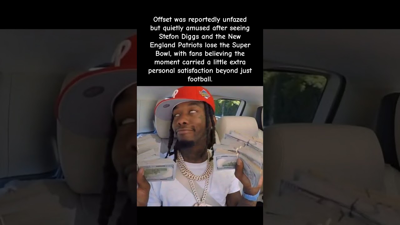 Offset Reacts After Stefon Diggs & the Patriots Lose the Super Bowl! #offset #stefondiggs #shorts