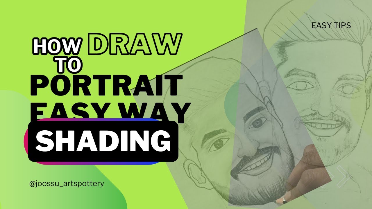how to draw a portrait in easy steps | using grid method | portrait drawing | photo to artwork |