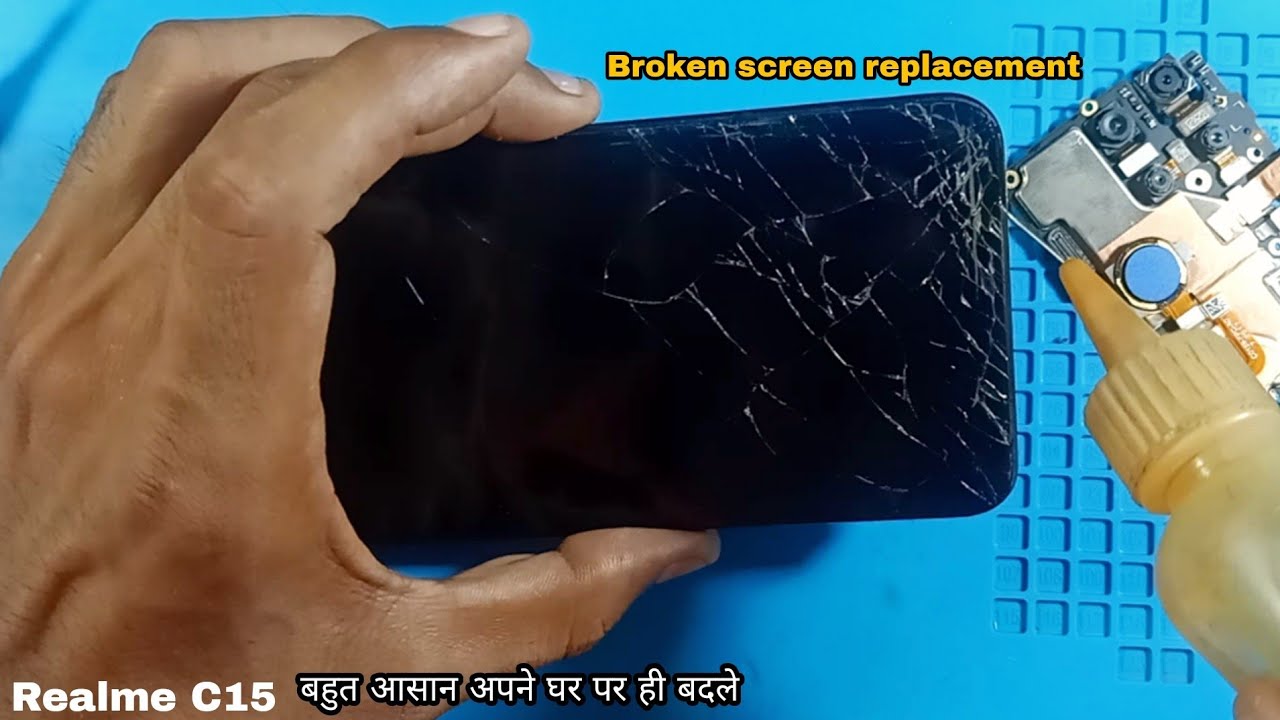 realme c15 display change /realme c15 display replacement