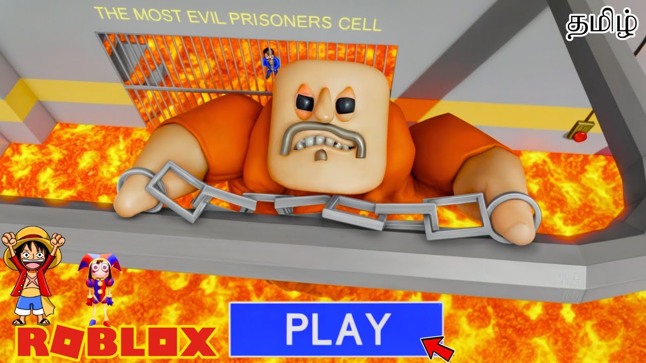 Roblox Super Power Barry's Prison Run Obby Gameplay in Tamil | Earth Gamer