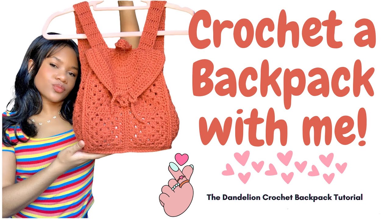 Crochet a backpack with me! A Crochet Backpack Tutorial