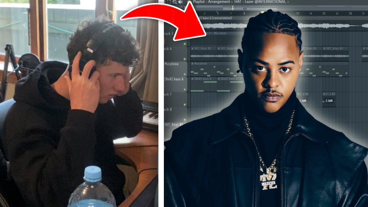 Cooking Up A DARK Sample & Beat For  TZ DA CORONEL!