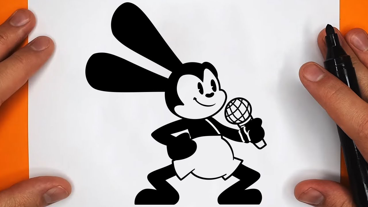 COMO DIBUJAR A OSWALD | Friday Night Funkin (FNF) - paso a paso, fácil y rápido