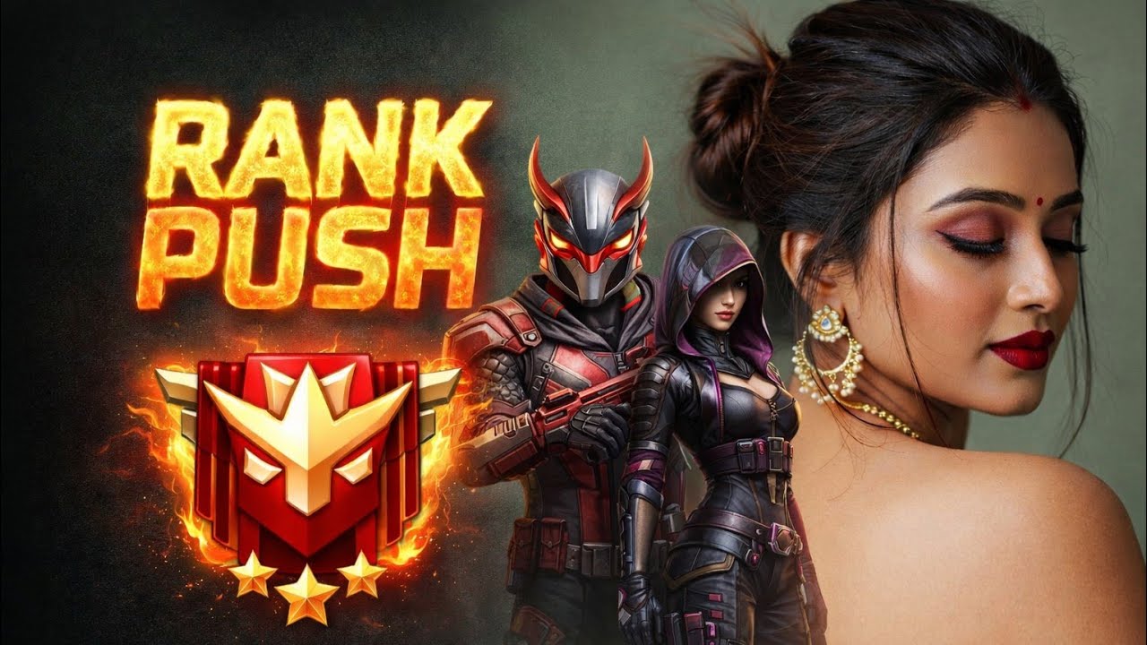 FREE FIRE RANK PUSH LIVE 🔥 | GK → HEROIC 💀 | RK TARUN YT 45