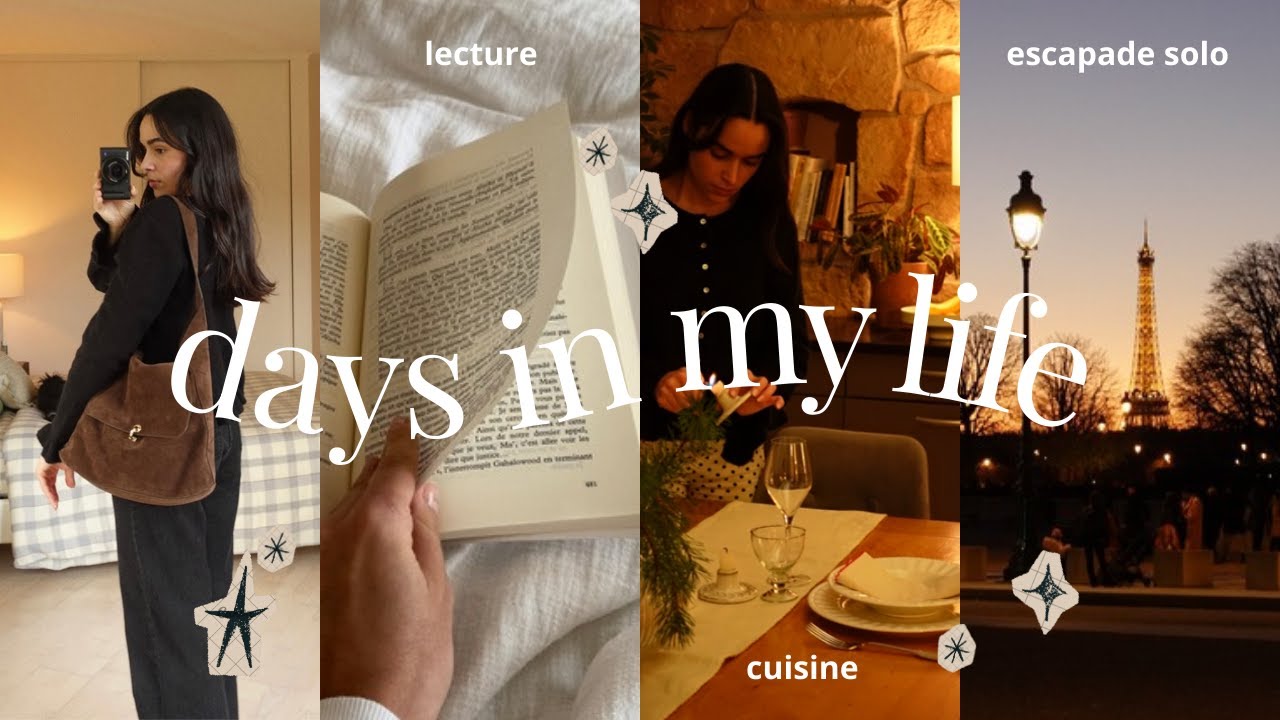 On passe quelques jours tout doux ensemble : cuisine, lecture, soins et escapade parisienne