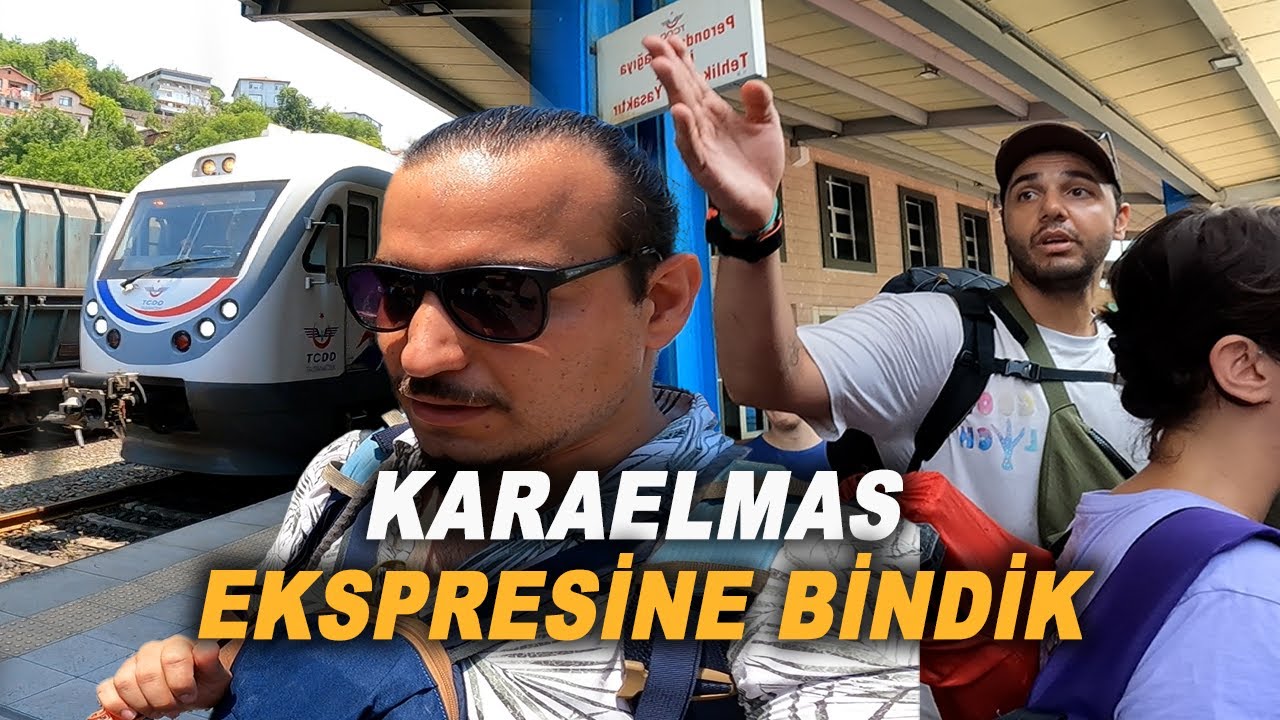 Мы сели на туристический Караэльмасский экспресс! Меня пригласили в кабину машиниста! ~63🇹🇷