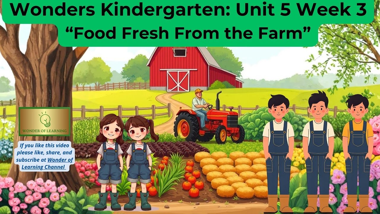 Wonders~Weekly Reading Theme~ Kindergarten ~Unit 5 Week 3~