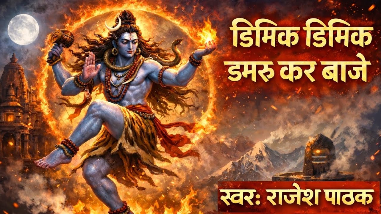 डिमिक डिमिक डमरू कर बाजे प्रेम मगन नाचे भोला || शिव जी का बहुत ही सुखदायक  भजन 🙏🌺🕉️