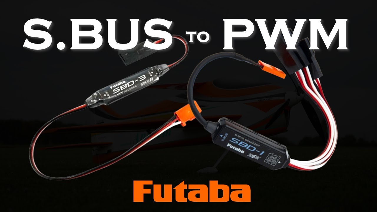 How to make SBUS-PWM conversion easy! || Futaba SBD-1 / SBD-3 Decoders