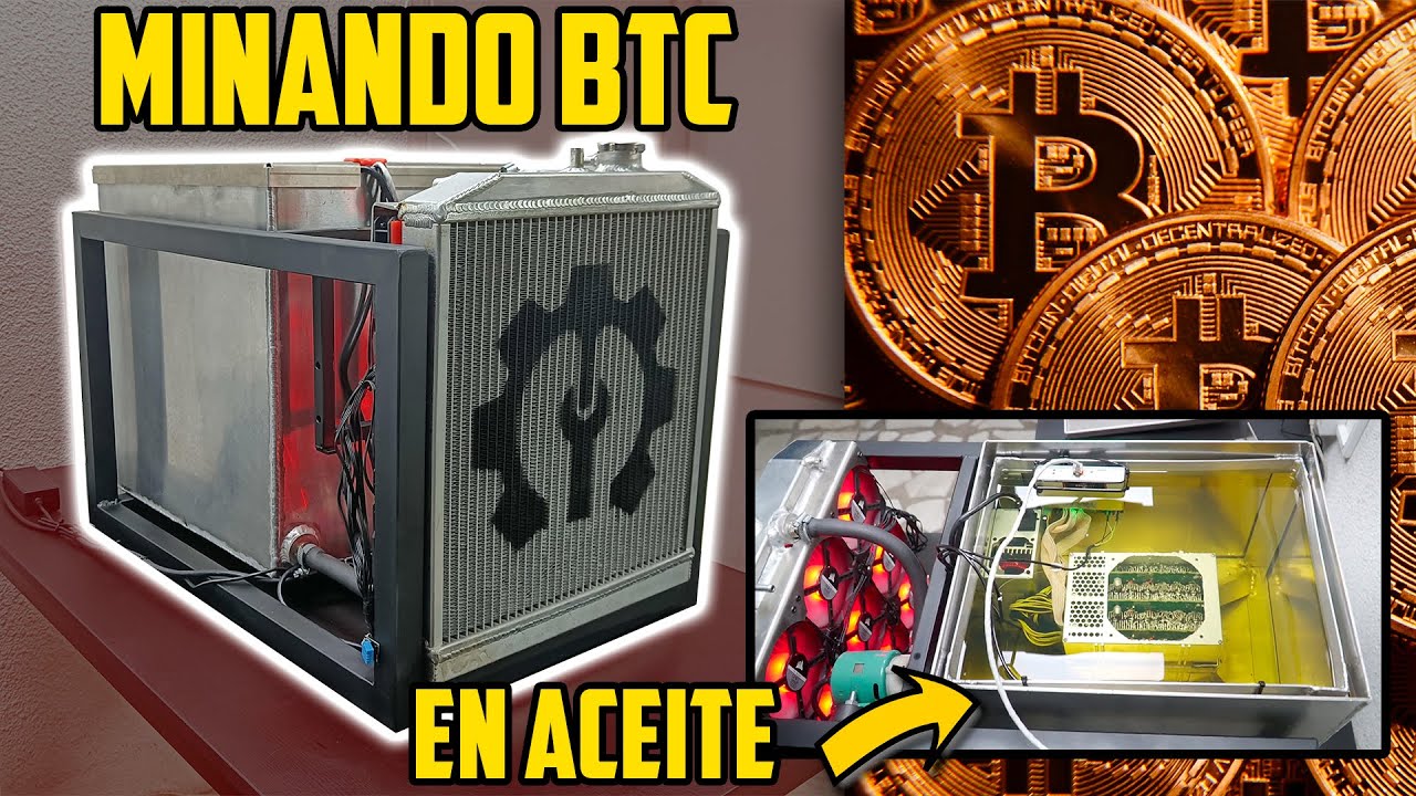 MINANDO BITCOIN en ACEITE 💧💧 Refrigeración por INMERSION de ASICS #bitcoin #asics #minning