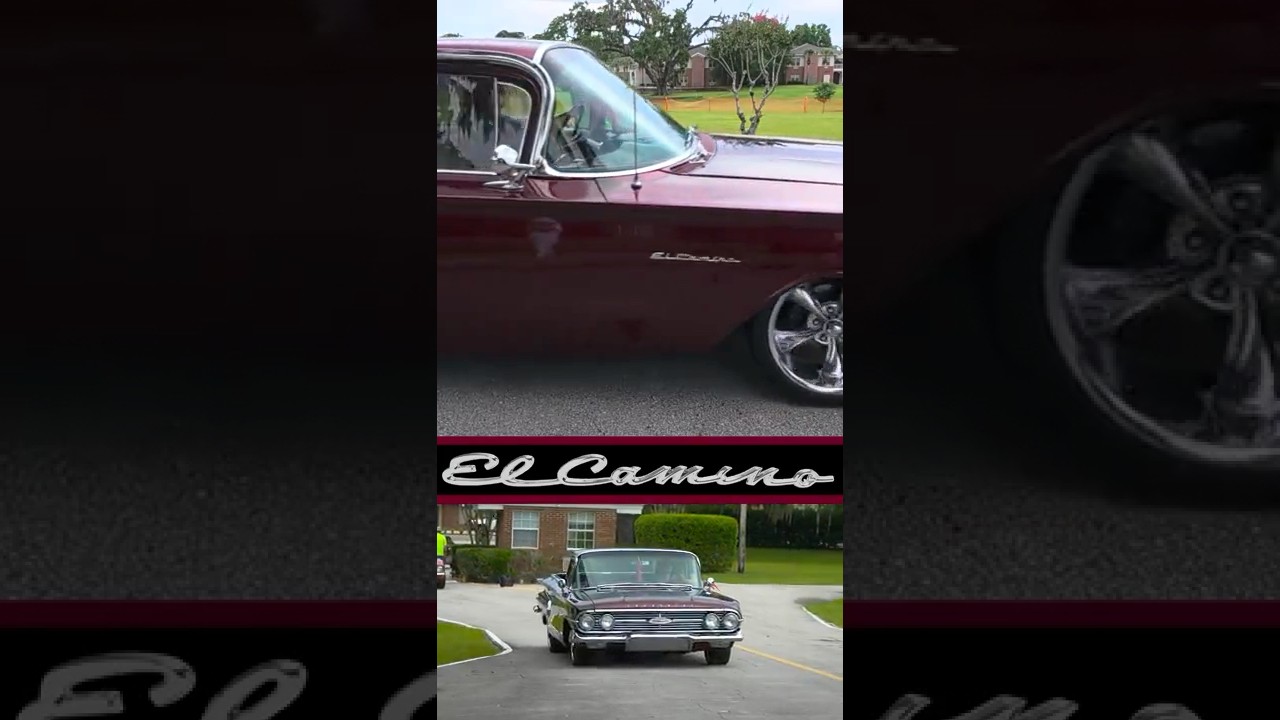 Old School Cool 1960 Chevy El Camino #chevytrucks #elcamino #chevyelcamino #muscletruck