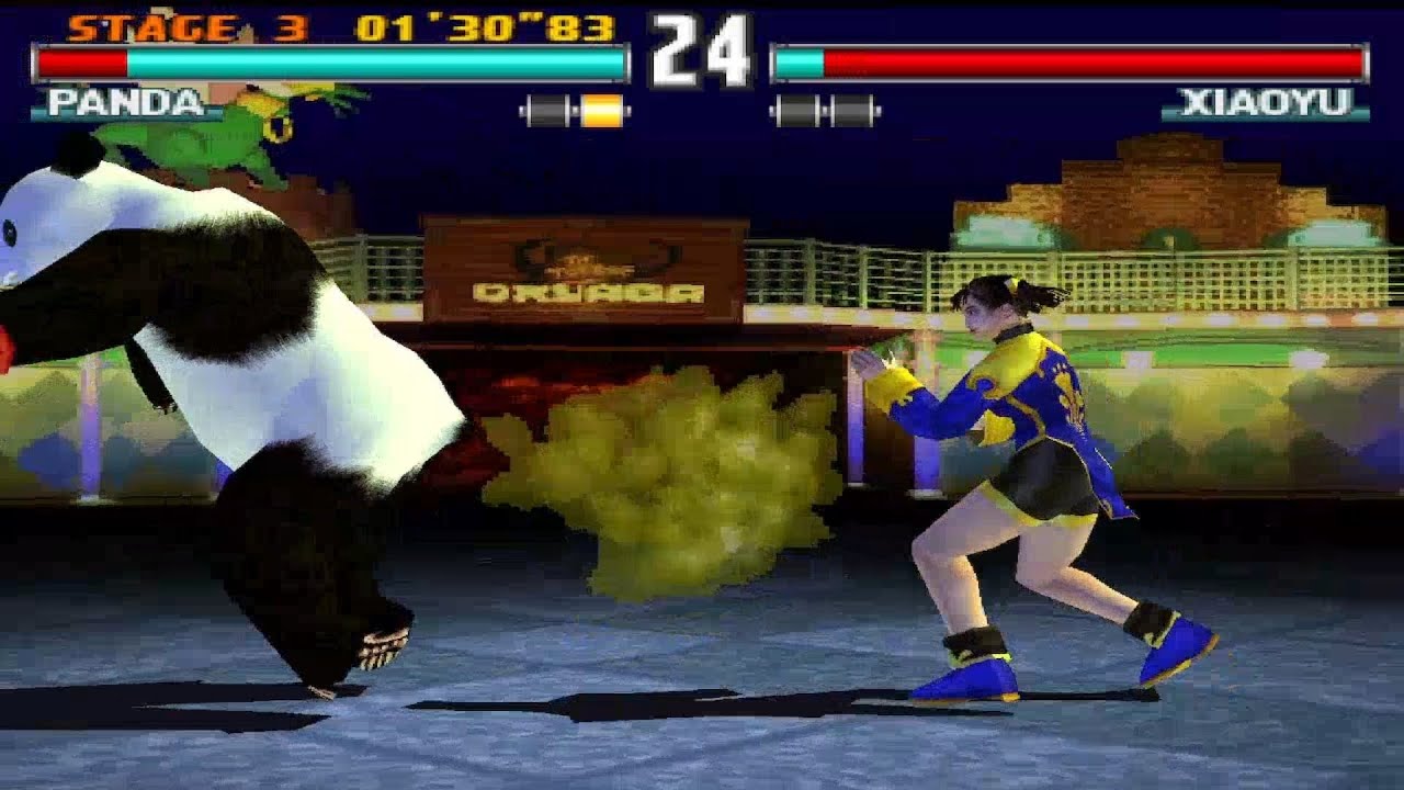 Tekken 3 Panda with Gon Moves Arcade