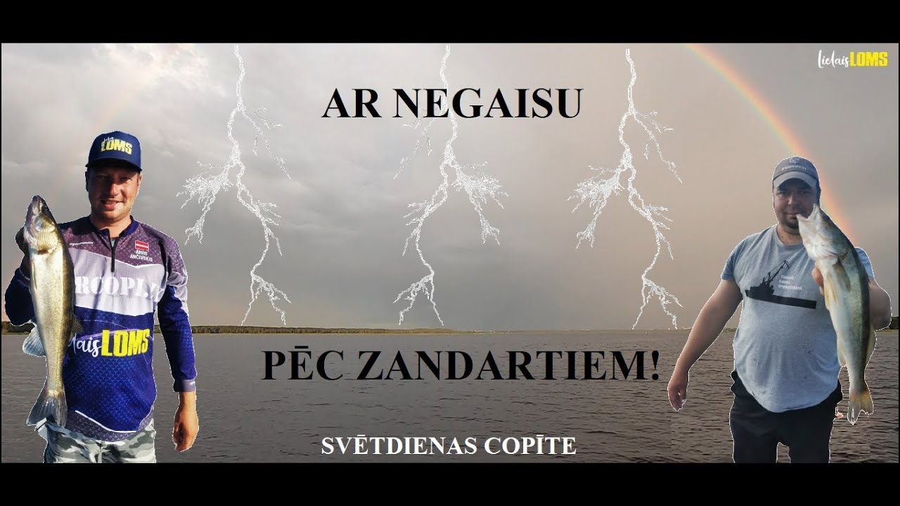 Ar negaisu pēc zandartiem Ķīšezerā! Kad uz vakaru sanāk neslikta copīte