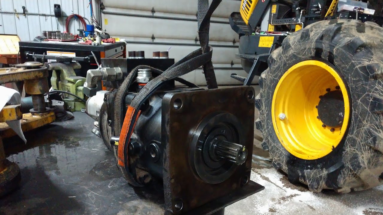 Hydraulic pump seal change ponsse ergo
