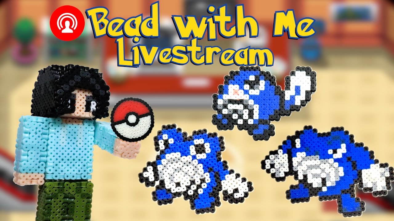 Poliwag, Poliwhirl & Poliwrath 151 Pokémon Challenge! | Perler Bead With Me