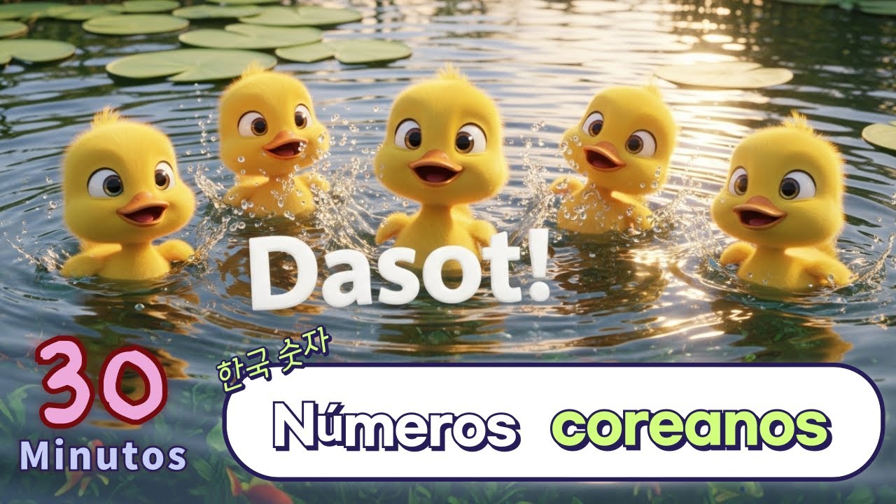 TitoMiau | ¡Contemos en coreano con los animalitos | Korean Number Counting Song