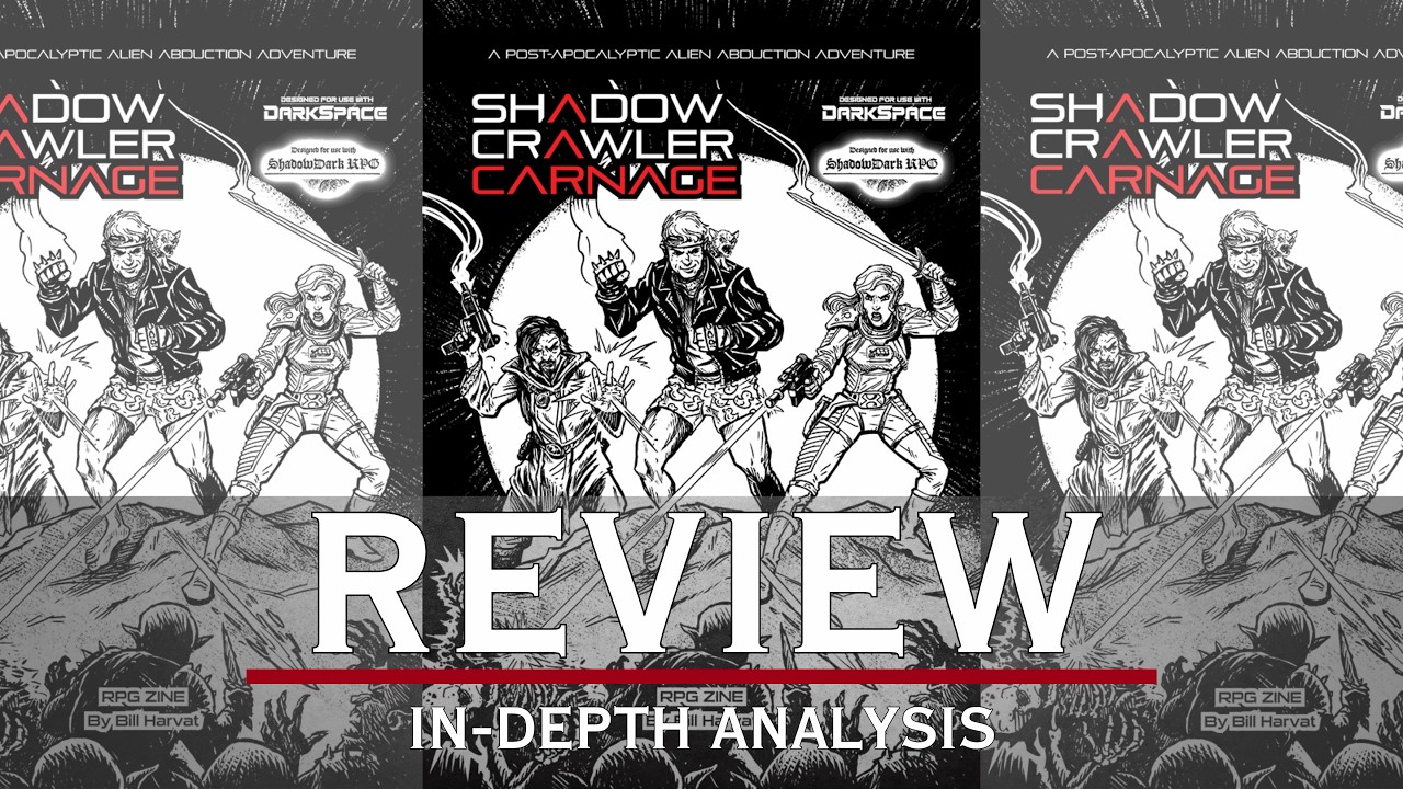 &laquo;Бегущий человек&raquo; встречается с ролевой игрой Shadowdark! | Кровопролитие в мире Shadow Crawler