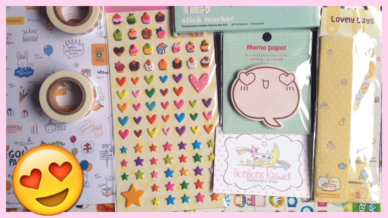 Kawaii Stationery Haul ●  BonBonKawaii