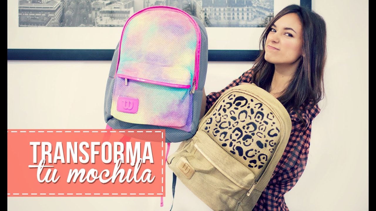 Transforma tu mochila, rápido y fácil!