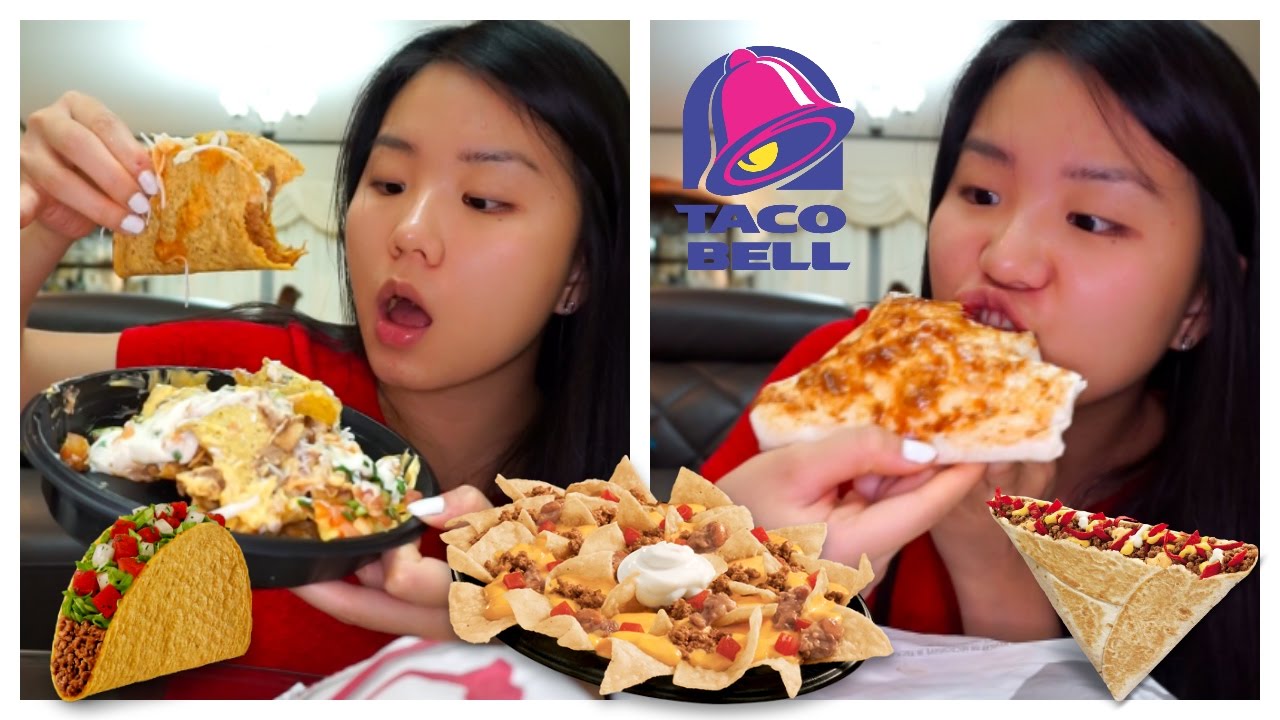 TACO BELL  (BIG NACHO, TACOS)- SPANISH MUKBANG