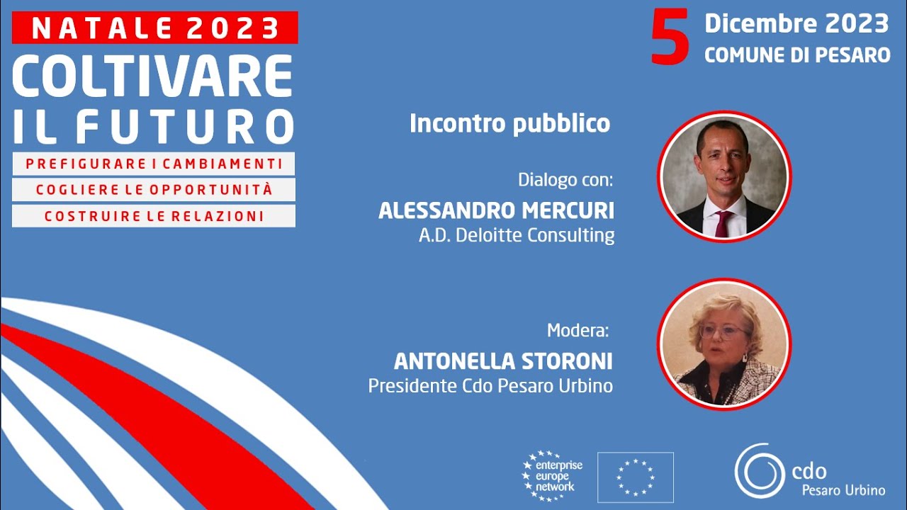 COLTIVARE IL FUTURO | Dialogo con Alessandro Mercuri (A.D. Deloitte Consulting)