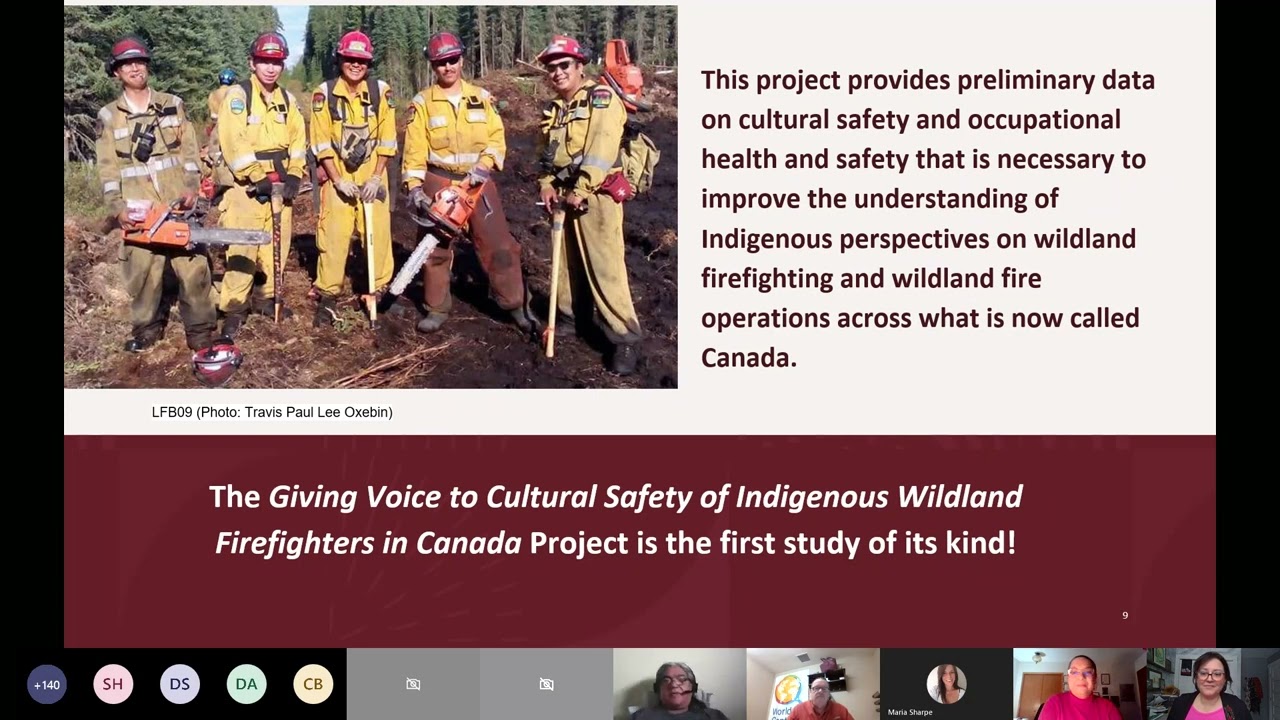 CIFFC National Fire Management Conversation  Giving Voice to Cultural Safety of Indigenous Wildland
