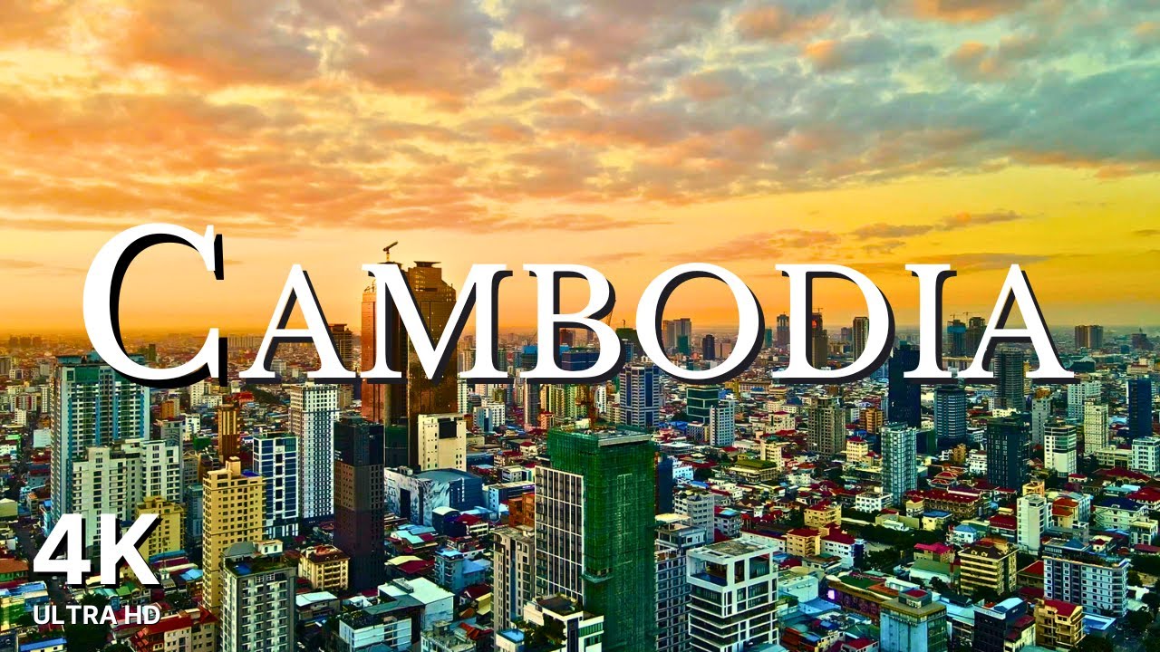 CAMBODIA 4K UHD - Scenic Relaxing Music With Beautiful Nature For Relaxation (4K Ultra HD)