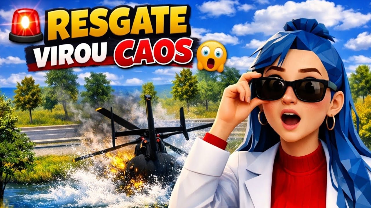 PLANTÃO NORMAL… ATÉ EU SAIR DE HELICÓPTERO 😱 (DEU CAOS)