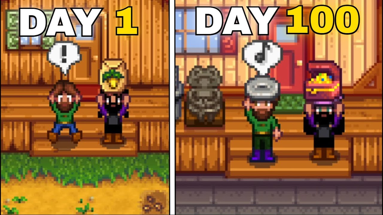 We played 100 Days of Stardew Valley Multiplayer. It was crazy