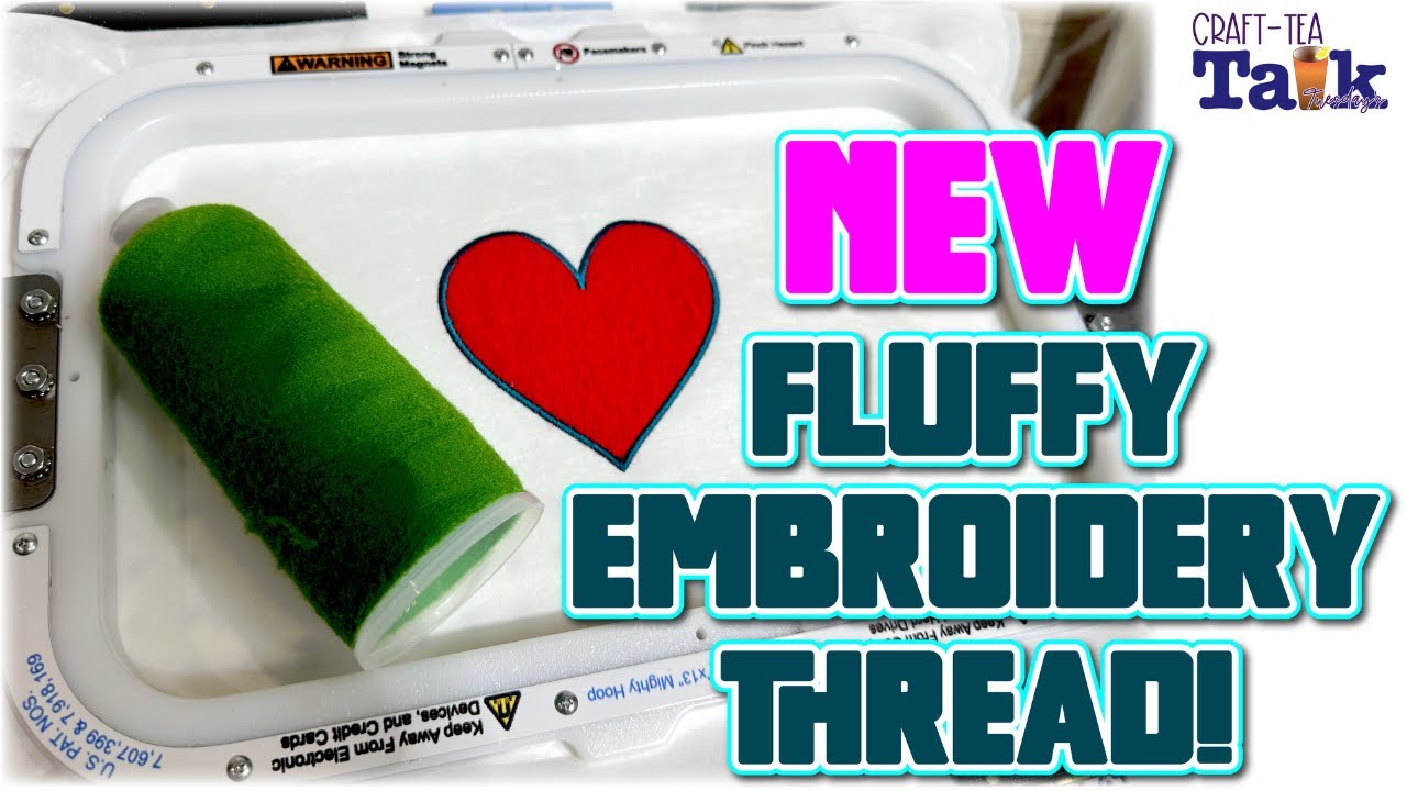 Craft-Tea Talk | FAUX CHENILLE EMBROIDERY PATCH | NEW RICOMA TENCEL THREAD | CHROMA