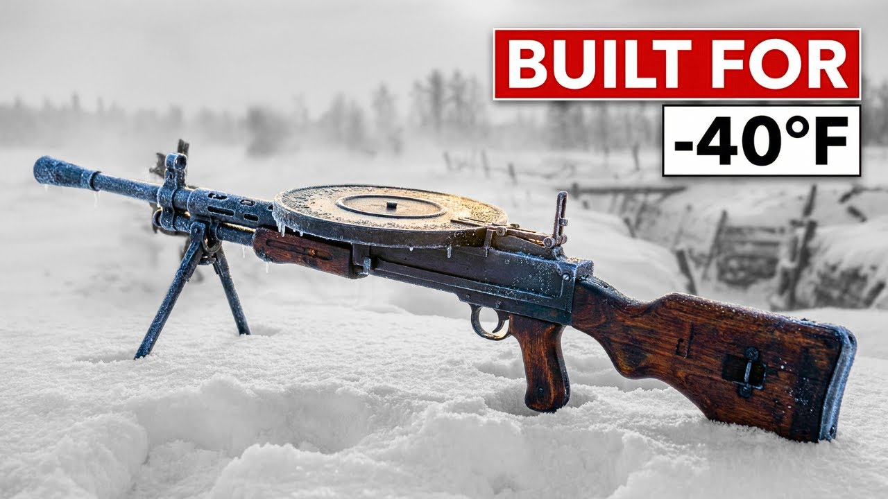 Why This 'Simple' Soviet Gun Worked In -40°F When German Rifles Froze Solid