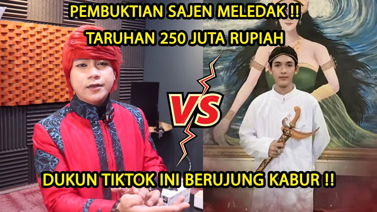 PEMBUKTIAN SAJEN MELEDAK ‼️ PESULAP MERAH VS DUKUN TIKTOK FAM HIDAYATULLAH - ILMU MERAH