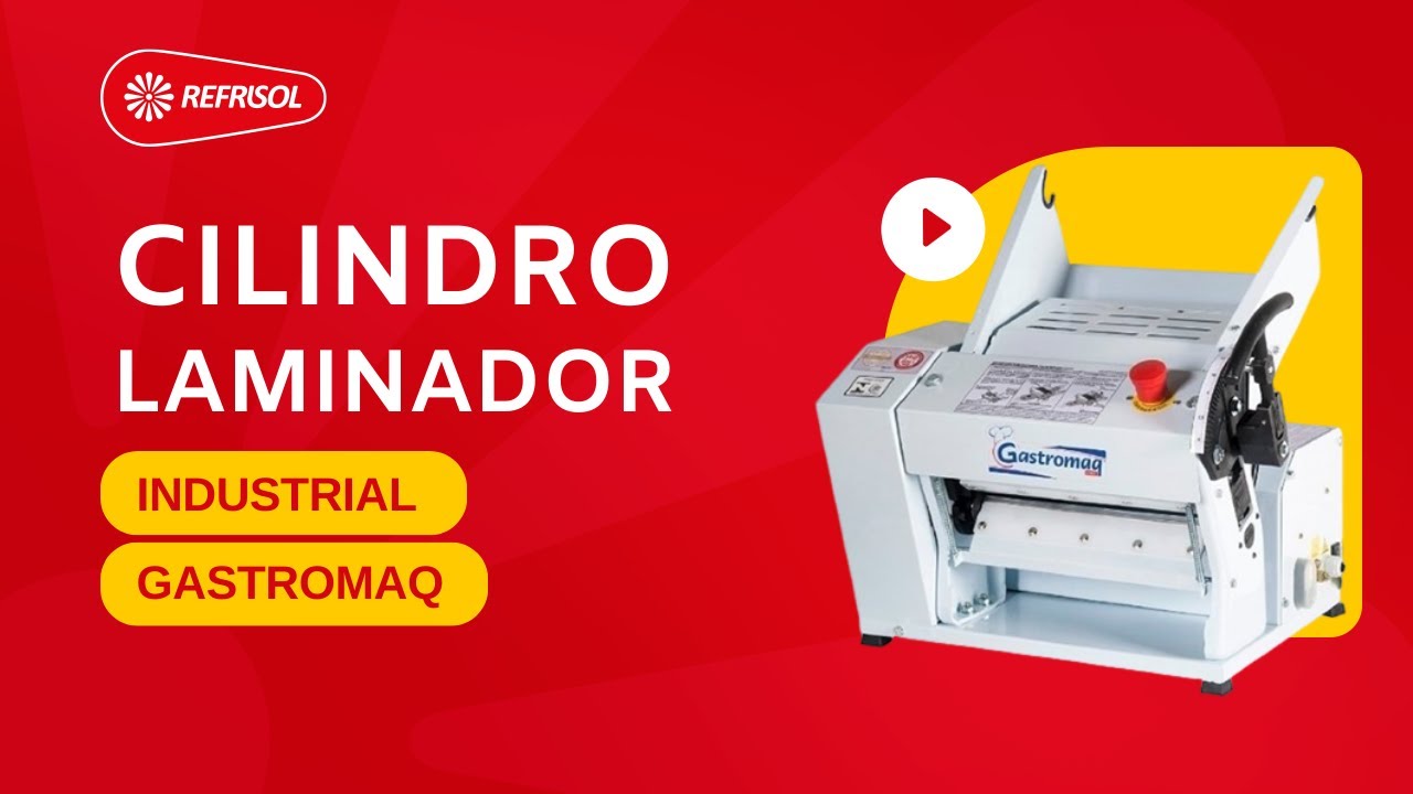Cilindro Laminador de Massas Industrial El&eacute;trico - CLI 300/390 - Gastromaq