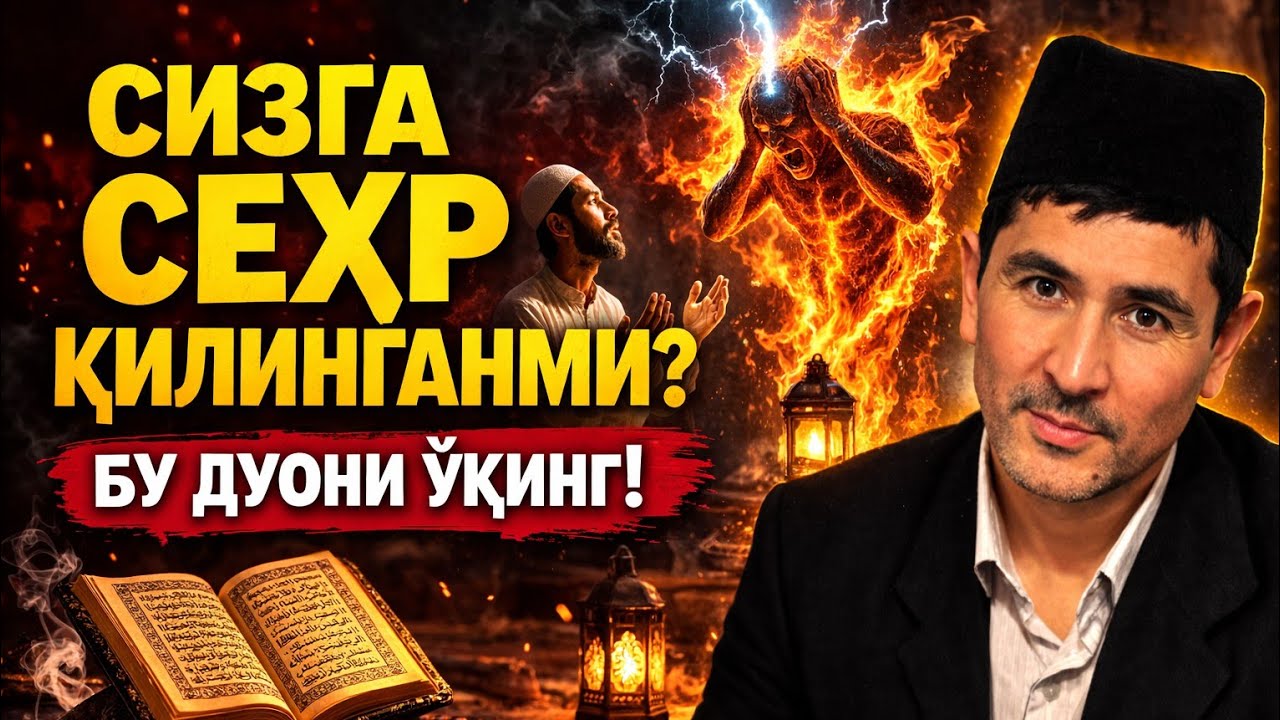 Сизга Сеҳр Қилган Булса, Ушбу Дуони Ўқинг! ~Абдуллох Домла 2026 ~Abdulloh Domla 2026 #abdullohdomla 