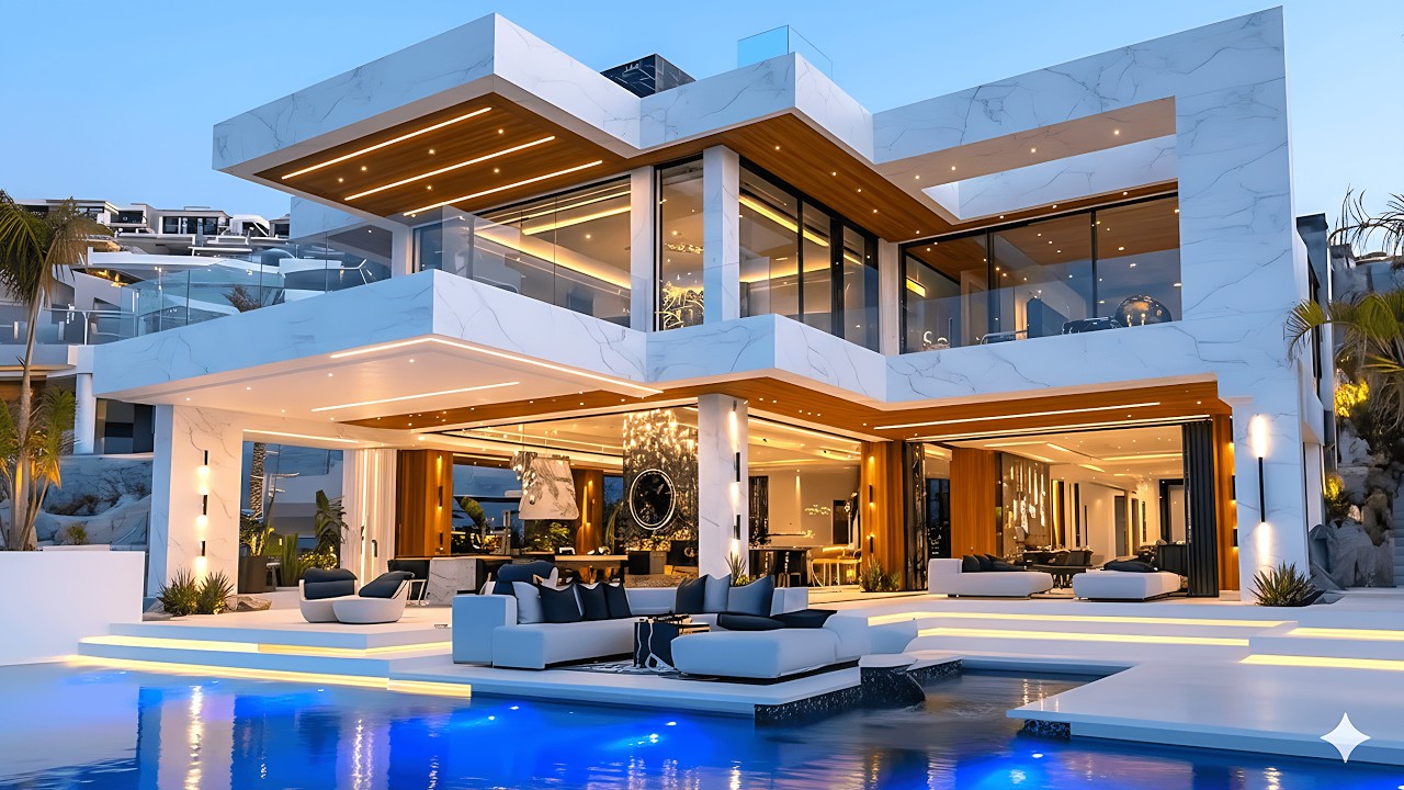 Step Into an Ultra Luxury Modern Mansion Worth Millions